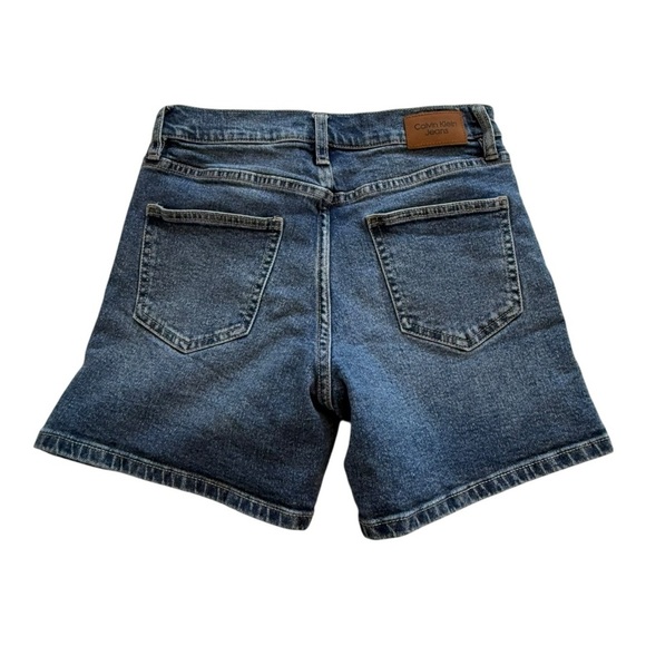 Calvin Klein Denim A-Line Shorts -Size 27 - Picture 2 of 11